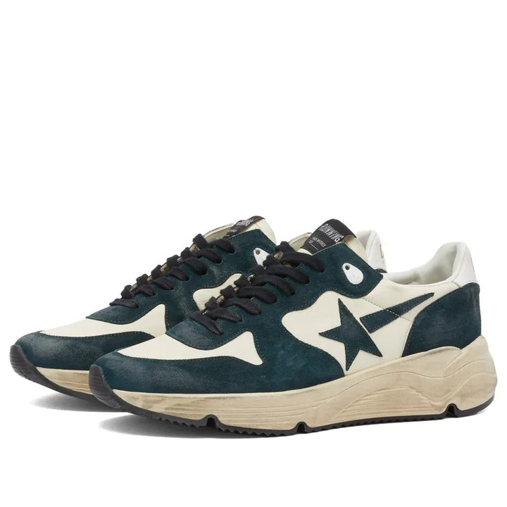 Golden Goose - Sneakers Running Sole Cuir Vert - Lothaire