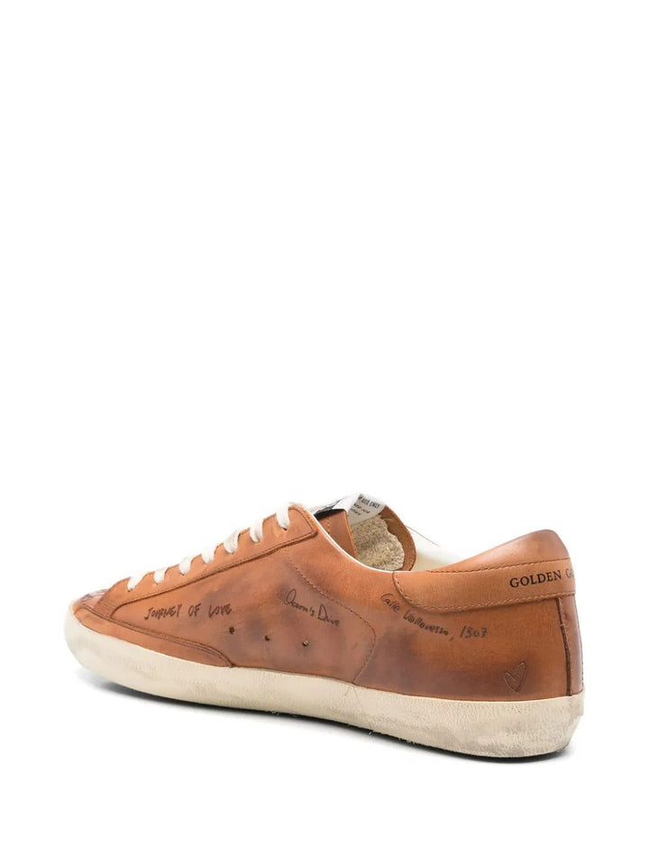 GOLDEN GOOSE - Super Star Marron - Lothaire