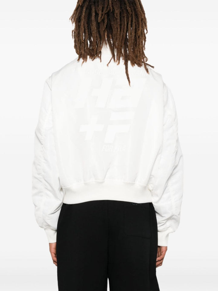 Haider Ackermann x Fila veste bomber à logo réfléchissant - Lothaire