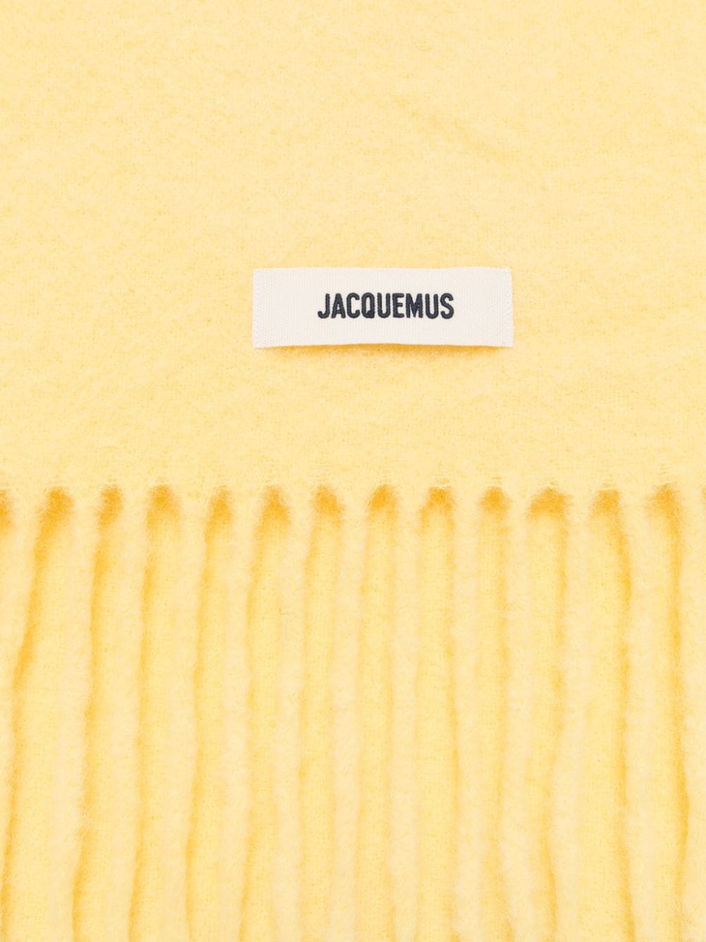 JACQUEMUS - écharpe L'Écharpe Carro jaune - Lothaire