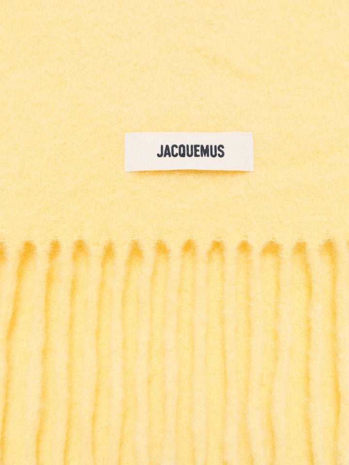 JACQUEMUS - écharpe L'Écharpe Carro jaune - Lothaire