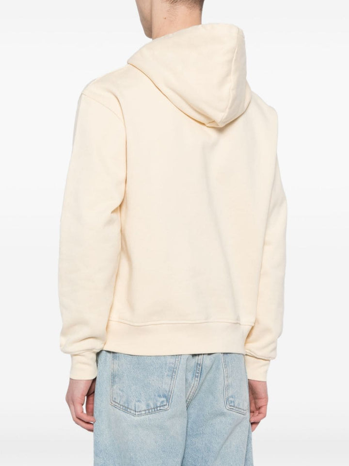 Jacquemus Hoodie beige à logo brodé - Lothaire