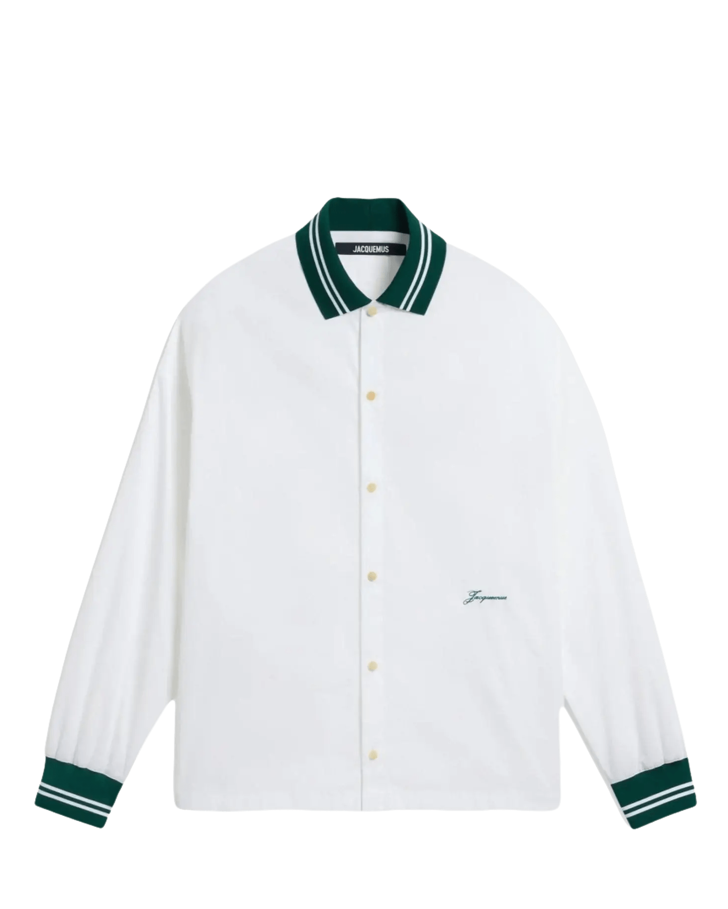 JACQUEMUS - La chemise Baseball manches longues blanc – Lothaire