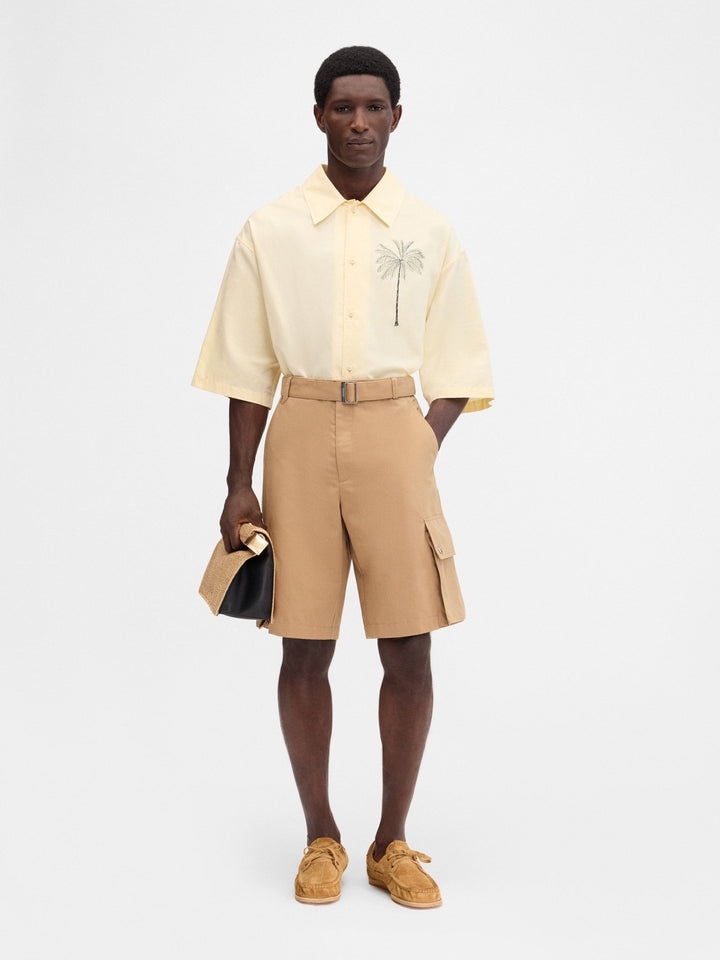 JACQUEMUS - Le cargo bermuda Camel - Lothaire