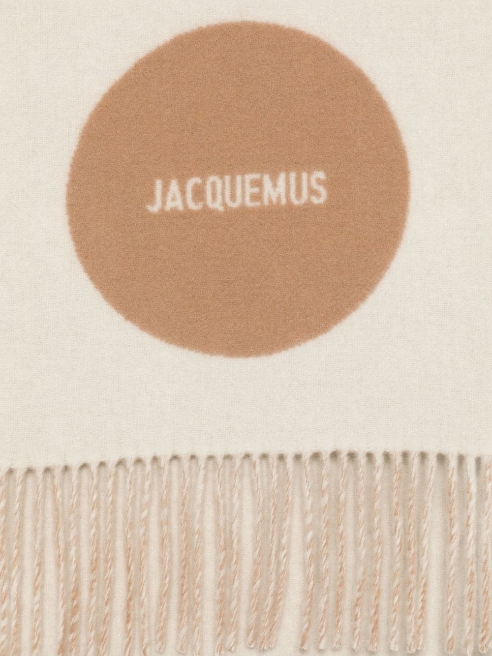 JACQUEMUS - L'Echarpe Rond Carre beige - Lothaire