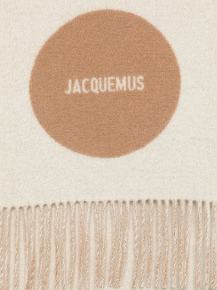 JACQUEMUS - L'Echarpe Rond Carre beige - Lothaire