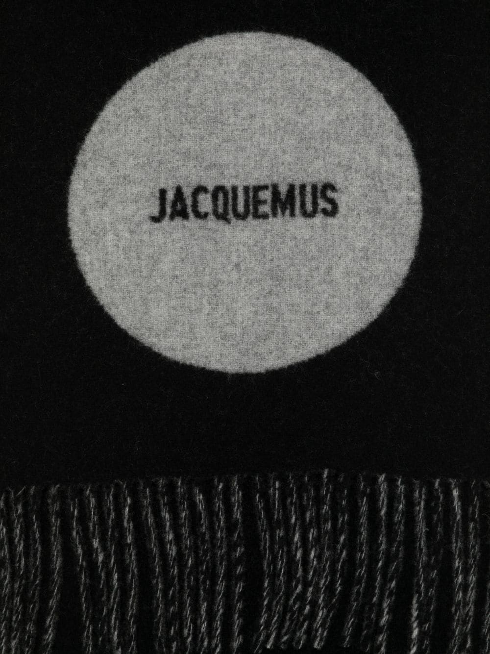 JACQUEMUS - L'Echarpe Rond Carre noire - Lothaire