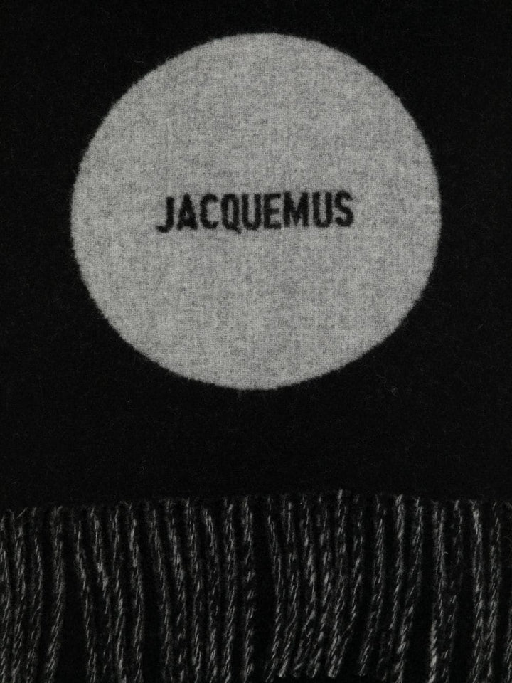 JACQUEMUS - L'Echarpe Rond Carre noire - Lothaire