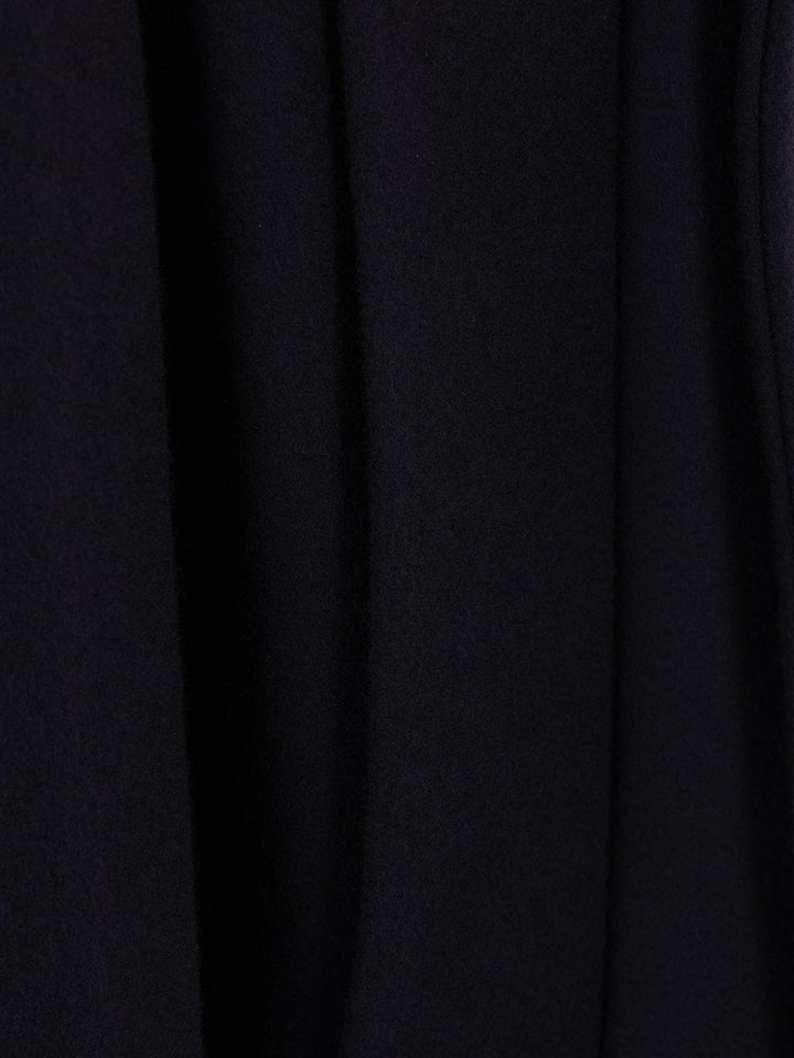 JIL SANDER - Manteau à boutonnière bleu marine en laine - Lothaire