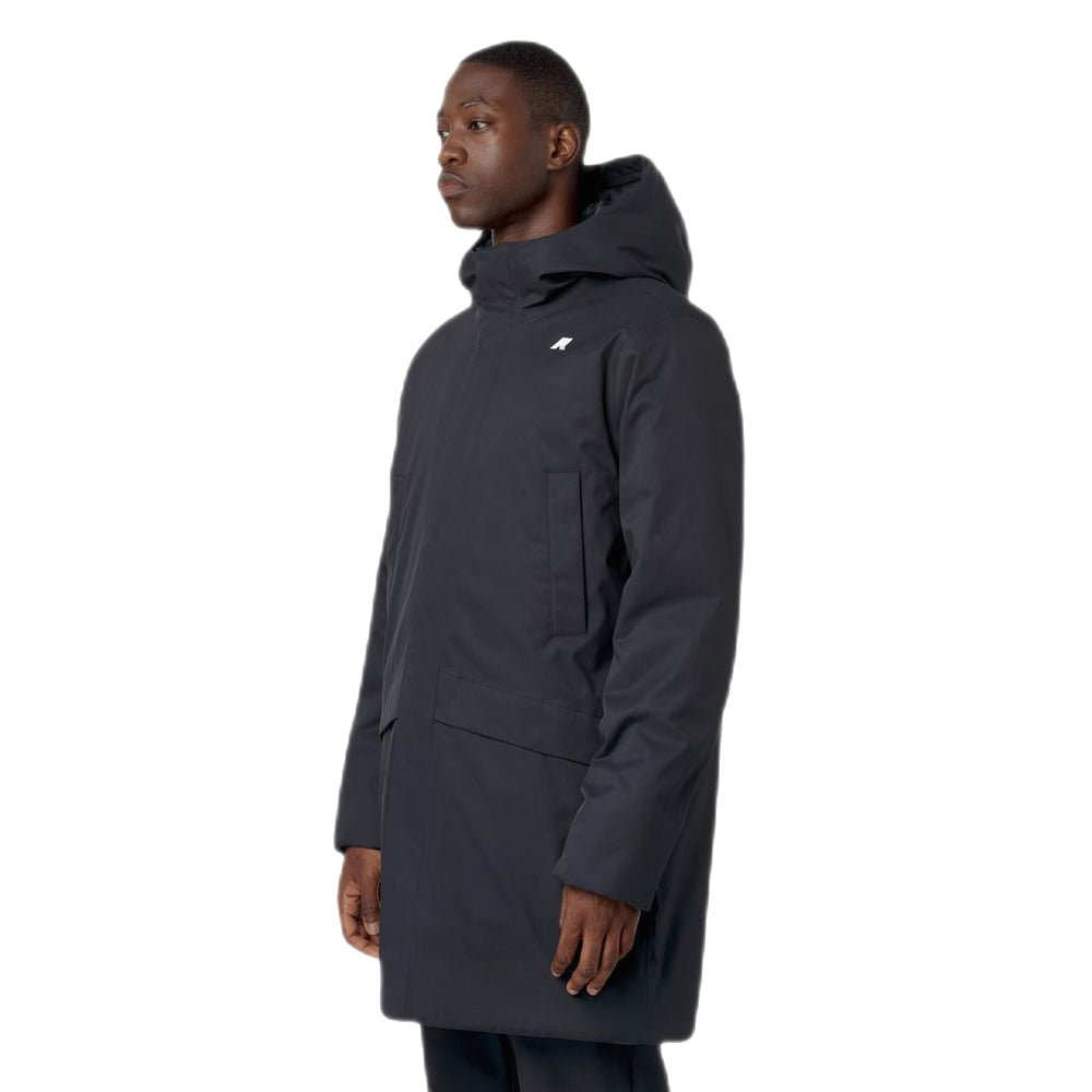 K - WAY - Parka Jarno Twill Marmotta bleu nuit - Lothaire