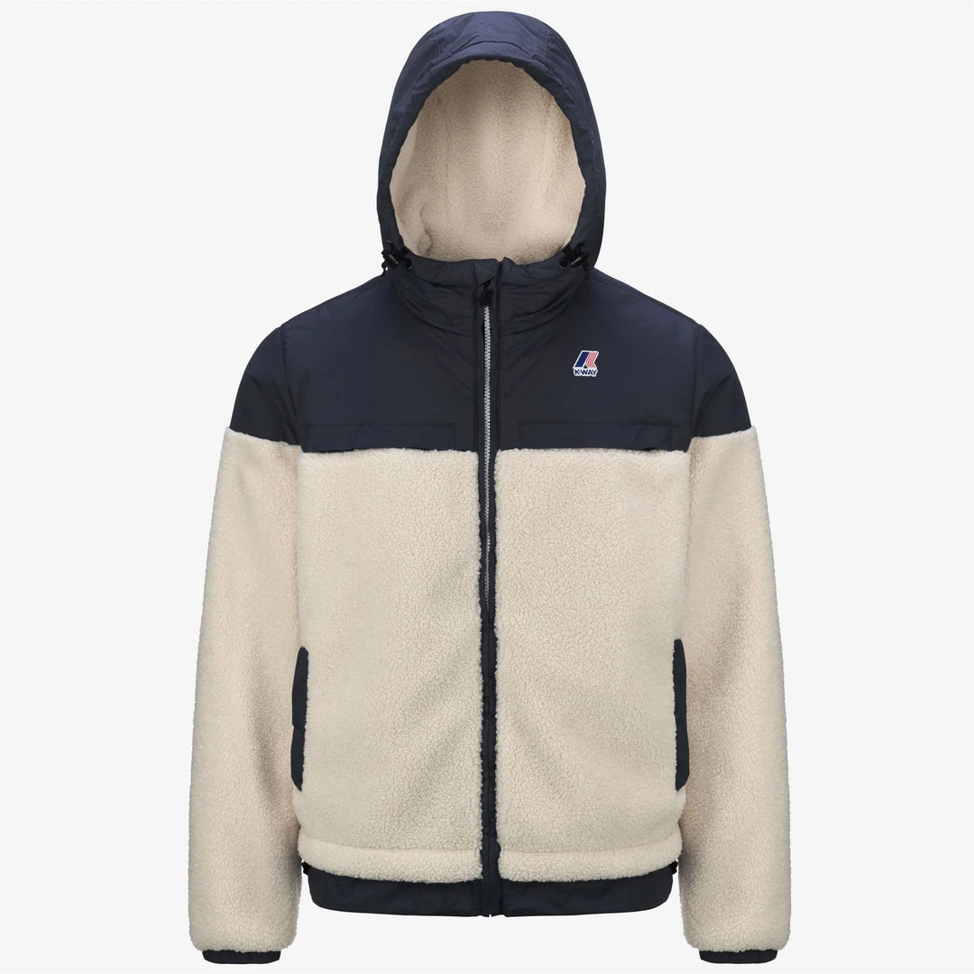 K - Way - Veste Orsetto écru / bleu foncé - Lothaire