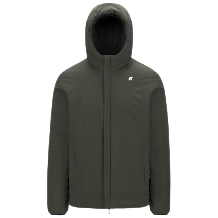 KWAY - parka réversible Jack St Warm black / green - Lothaire