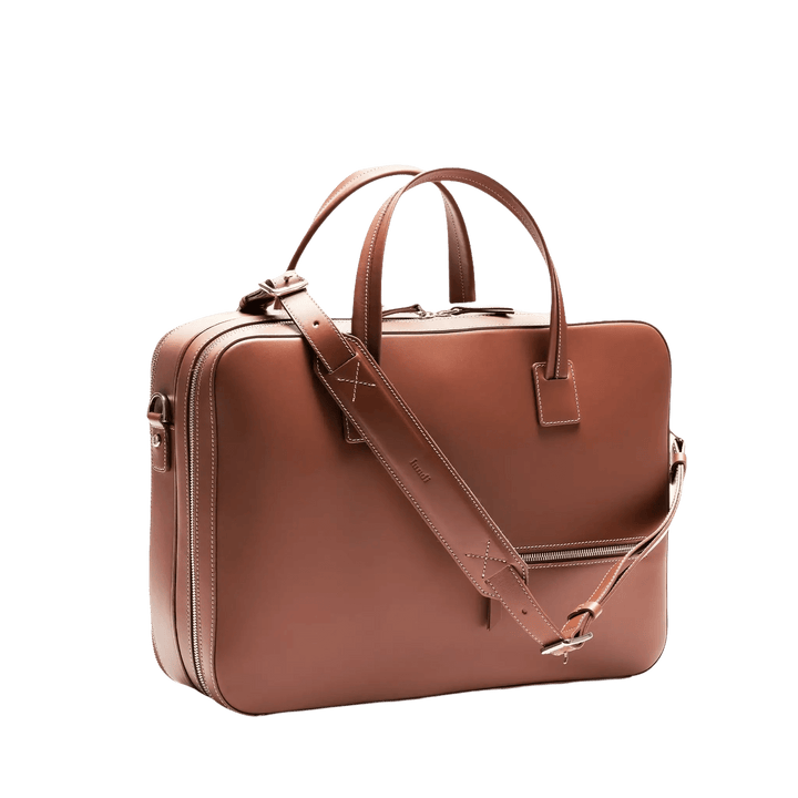 Lundi Paris - PORTE DOCUMENTS BELLECOURT II | Cuir Cognac - Lothaire