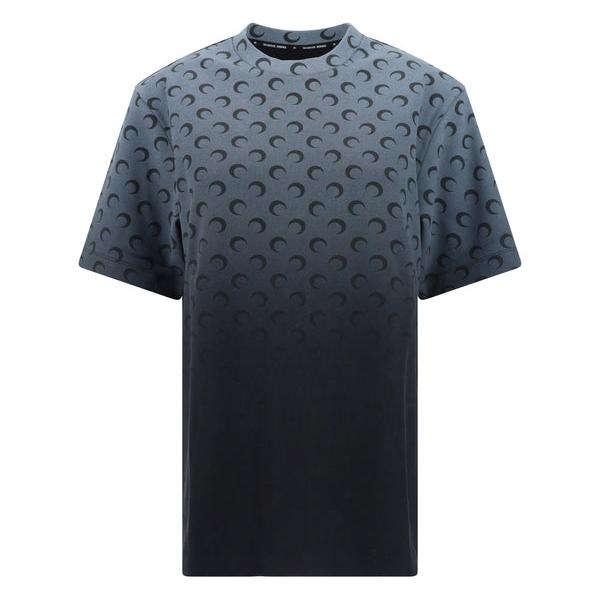 Marine Serre - Tshirt All Over Moon gris - Lothaire
