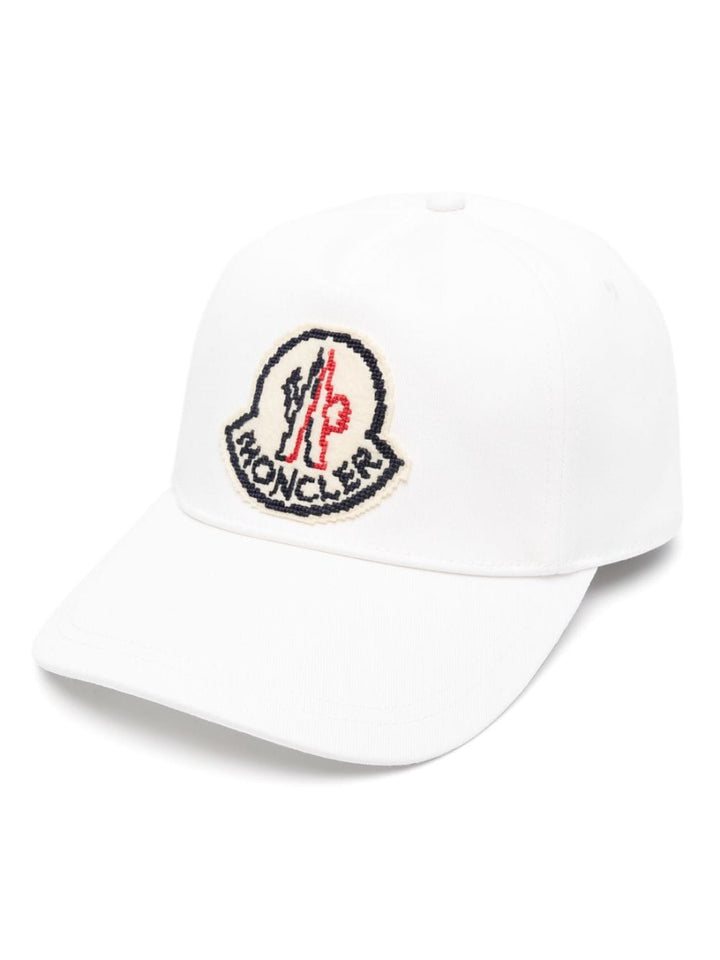 MONCLER - casquette à logo appliqué écru - Lothaire