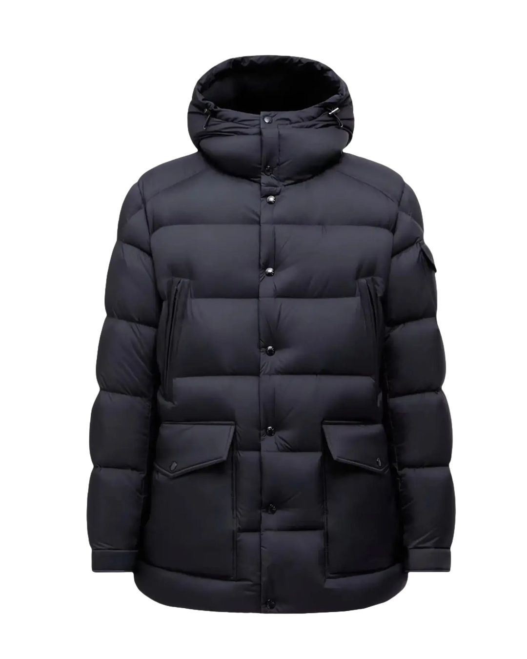 MONCLER - Doudoune courte à capuche Bretagne bleu - Lothaire