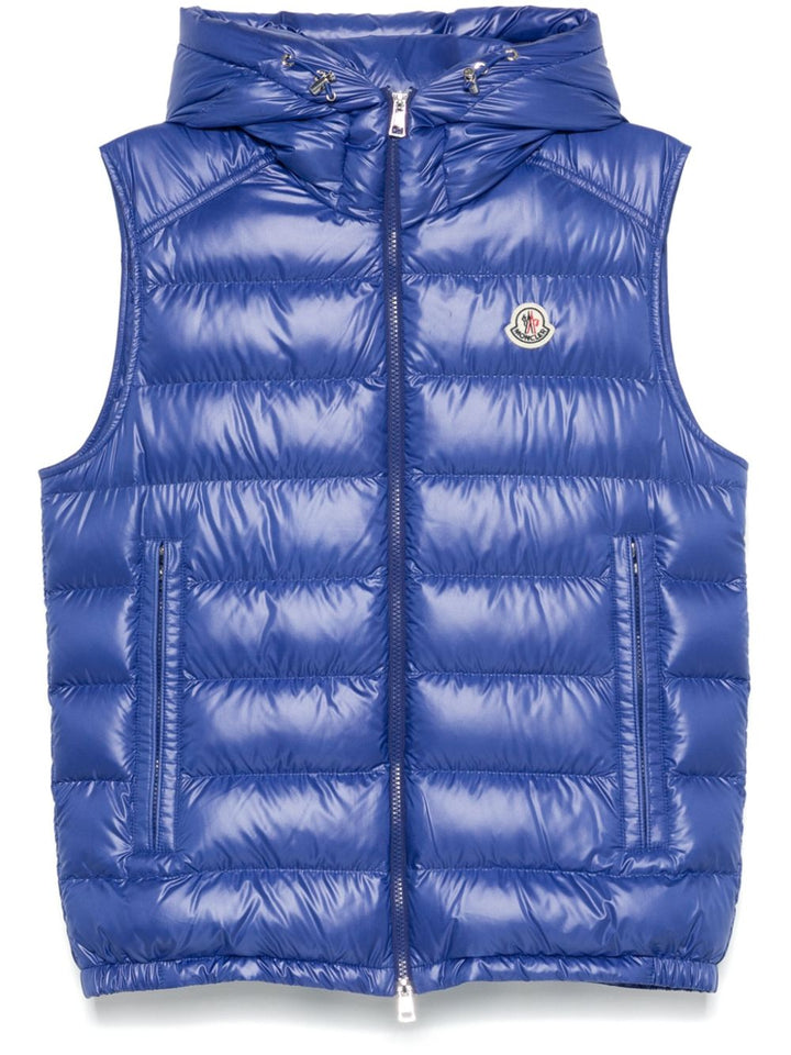 MONCLER - Doudoune sans manches Barant Bleu - Lothaire