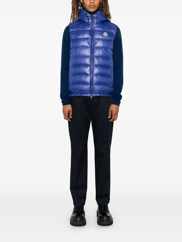 MONCLER - Doudoune sans manches Barant Bleu - Lothaire