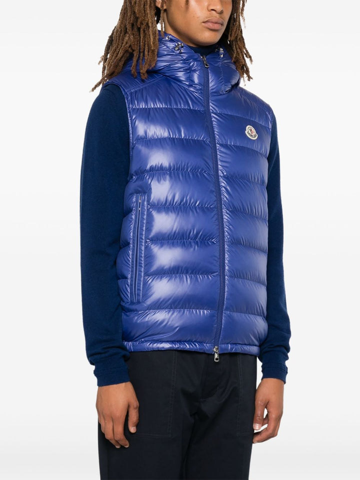 MONCLER - Doudoune sans manches Barant Bleu - Lothaire