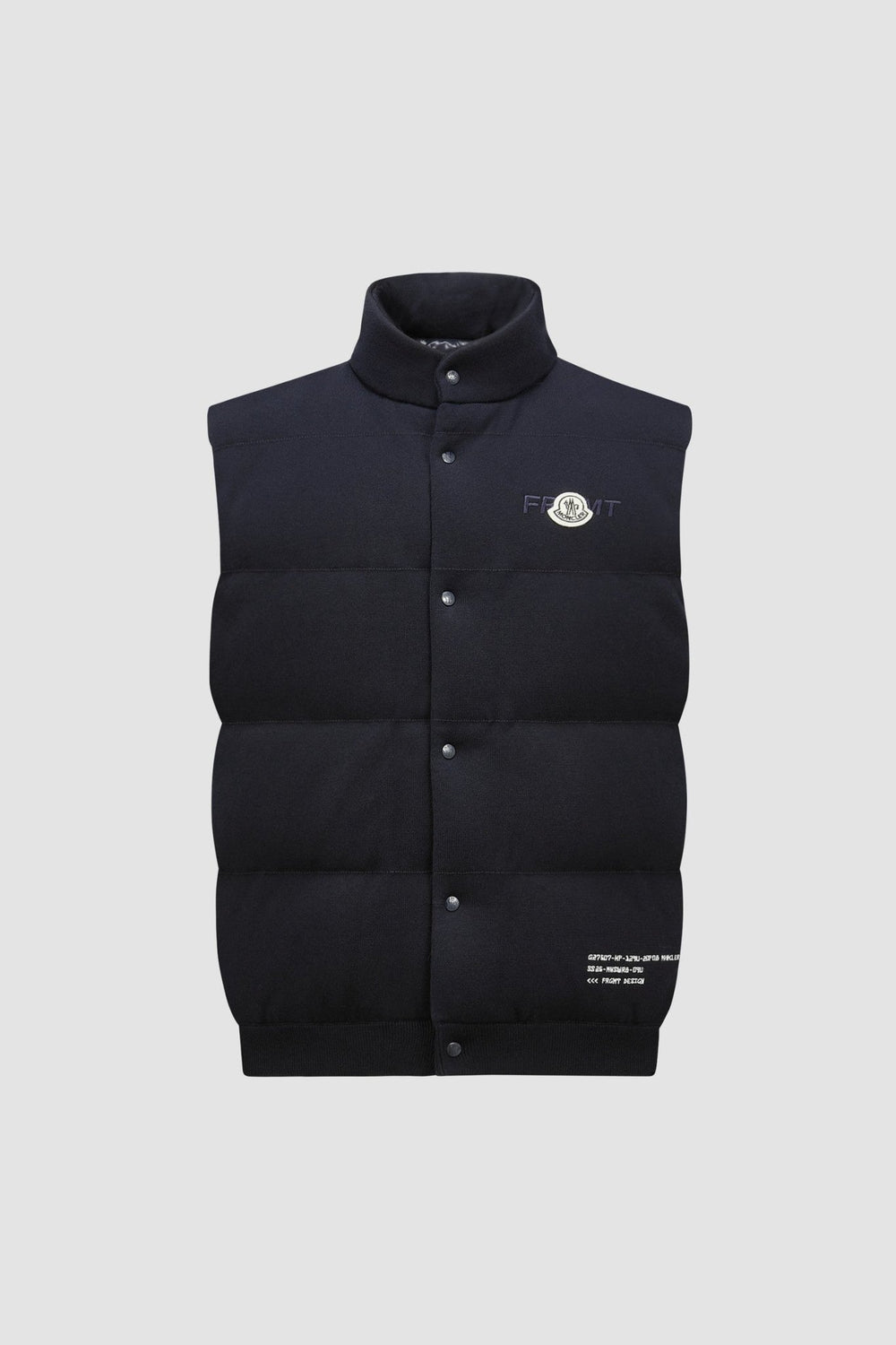 MONCLER GENIUS - Doudoune sans manches en coton Moncler x FRGMT bleu - Lothaire