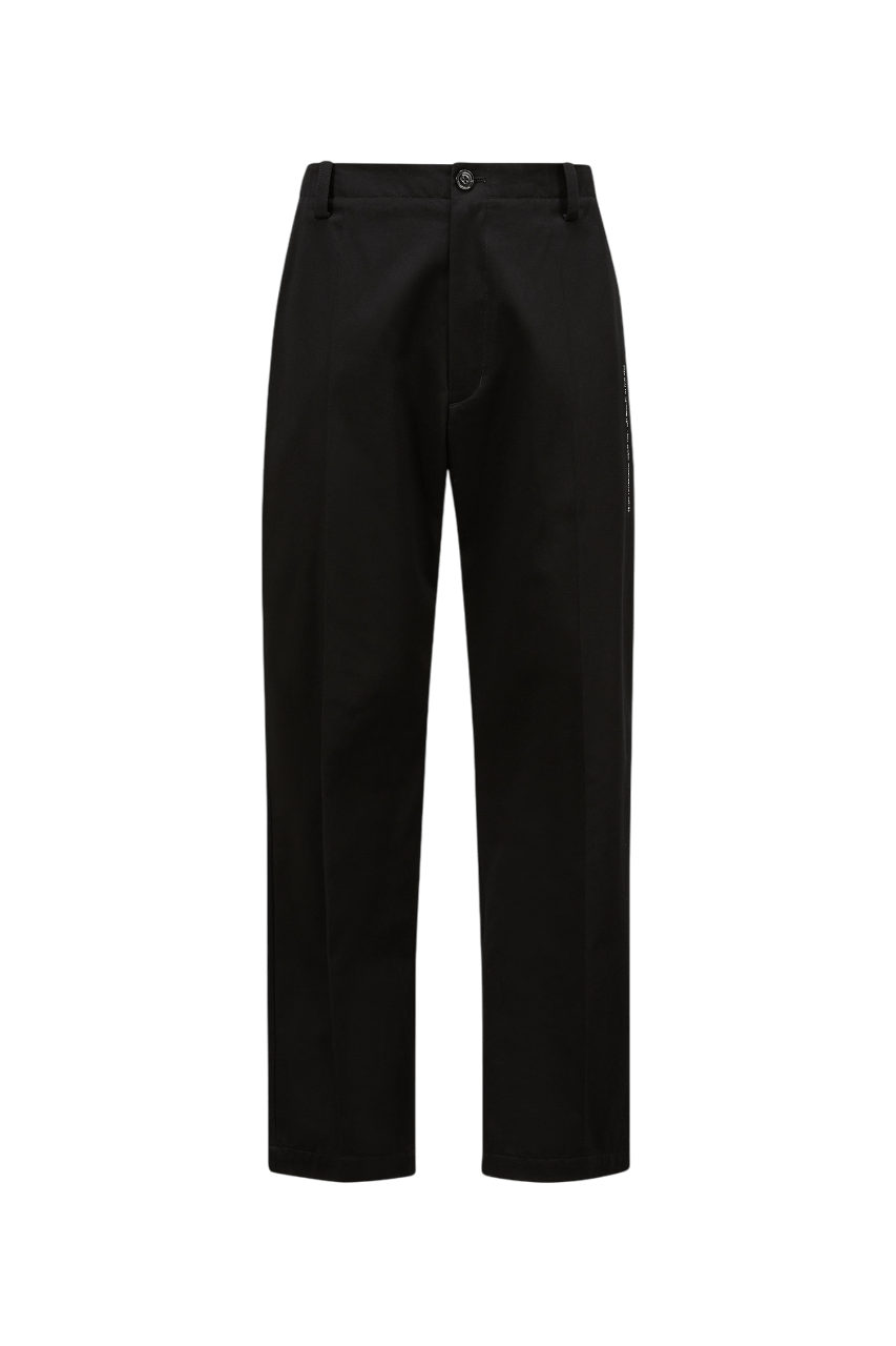 MONCLER GENIUS - Pantalon en gabardine de coton Moncler x FRGMT noir - Lothaire