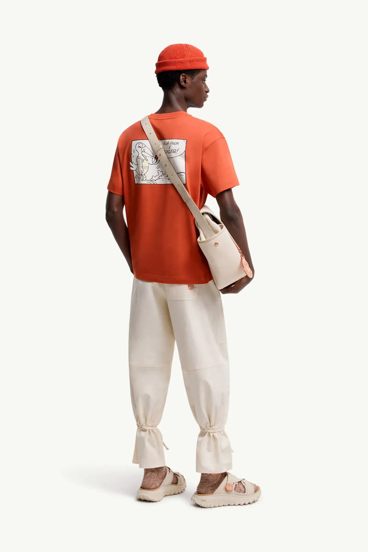 MONCLER GENIUS - T-shirt en coton Moncler x Gilga Farm by Donald Glover orange - Lothaire