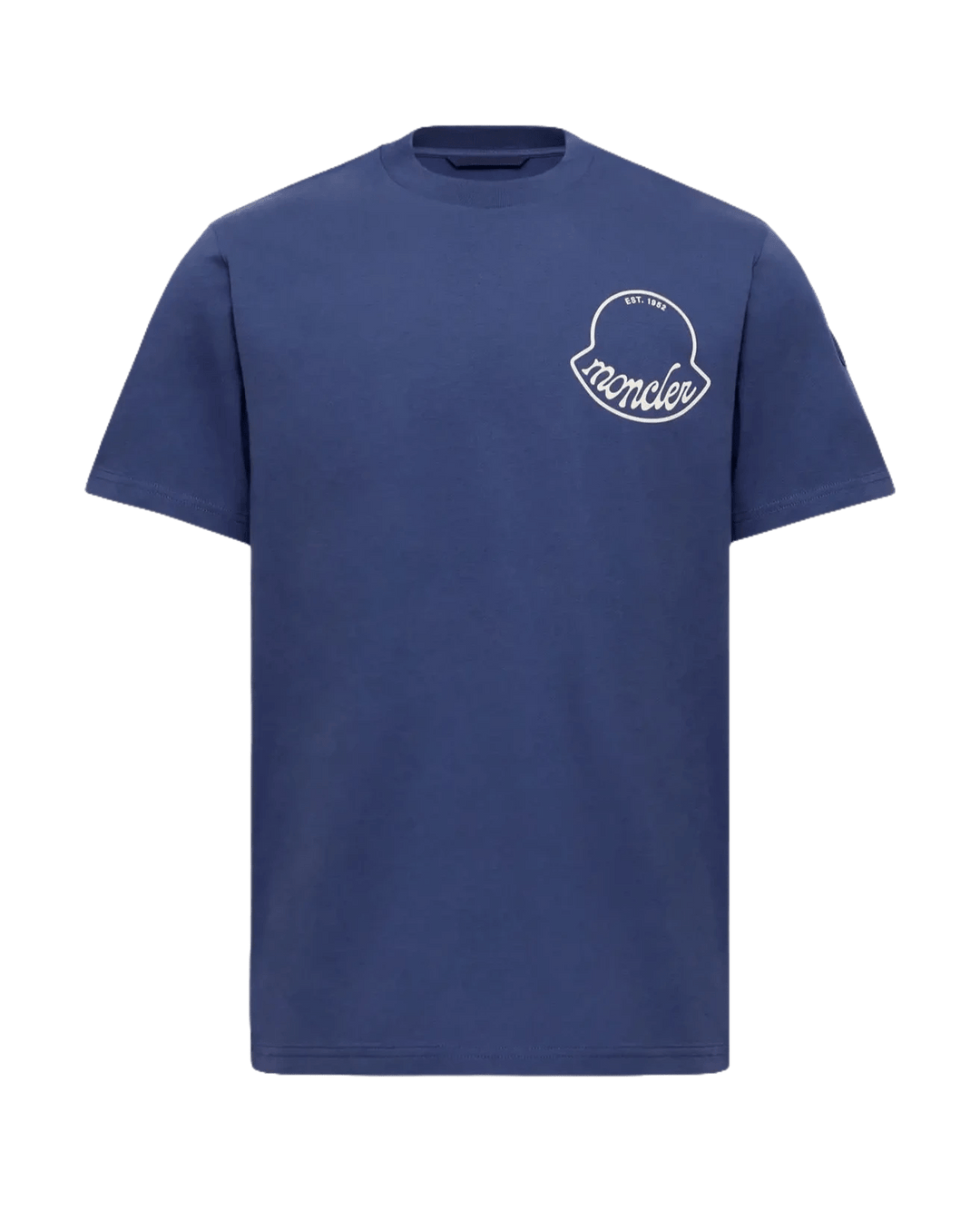 MONCLER - T-shirt col rond Bleu foncé - Lothaire