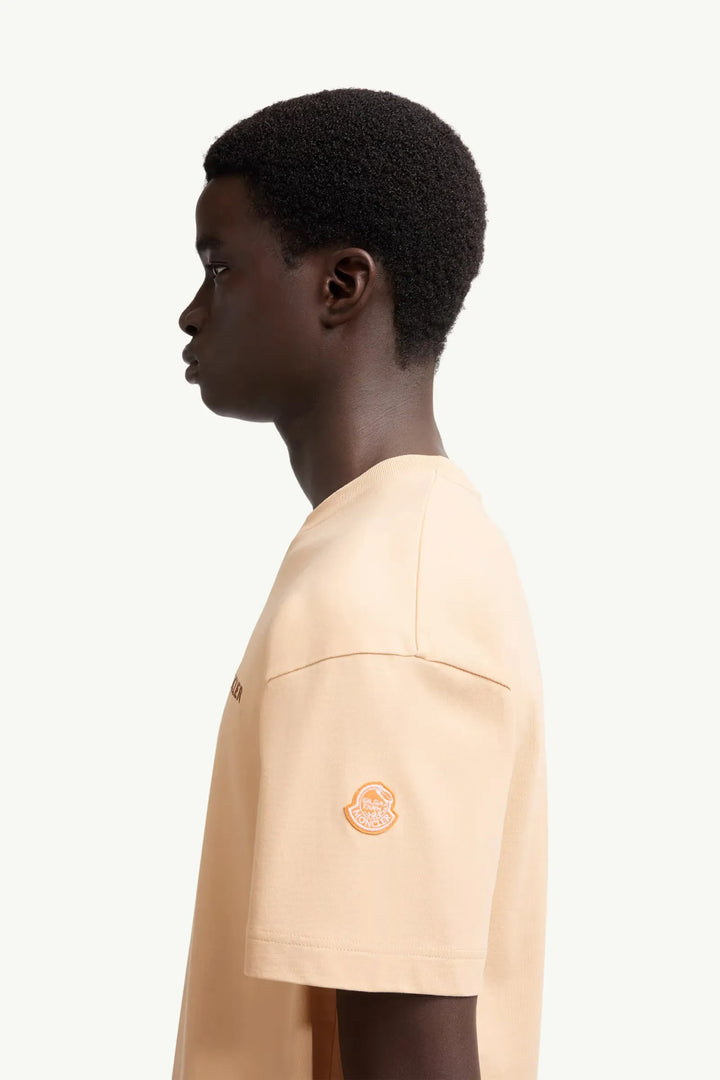 MONCLER - T-shirt en coton Moncler x Gilga Farm by Donald Glover rose pêche - Lothaire