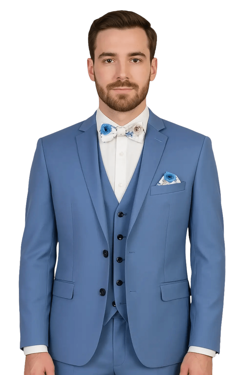 MONSIEUR HECTOR - Costume de Cérémonie Bleu de France - Lothaire