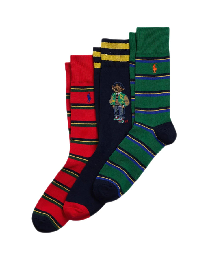 Polo Ralp Lauren - Pack 3 paires chaussettes Polo Bear - Lothaire