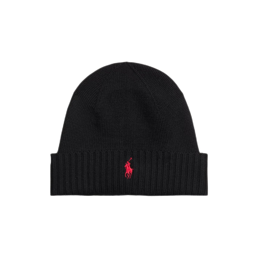 Polo Ralph Lauren - Bonnet en laine noir - Lothaire
