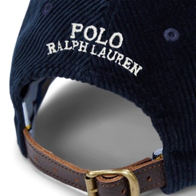 Polo Ralph Lauren - Casquette Baseball en velours marine - Lothaire