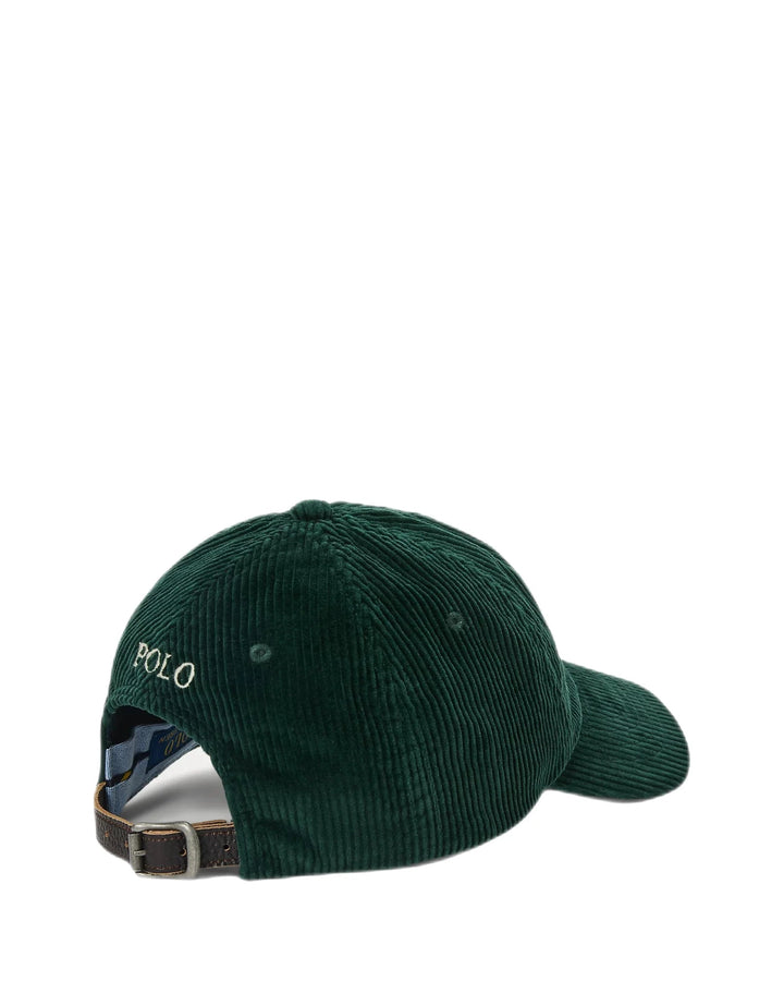 Polo Ralph Lauren - Casquette baseball en velours vert - Lothaire
