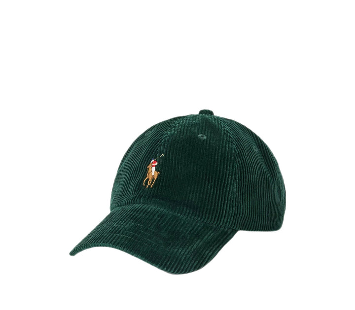 Polo Ralph Lauren - Casquette baseball en velours vert - Lothaire