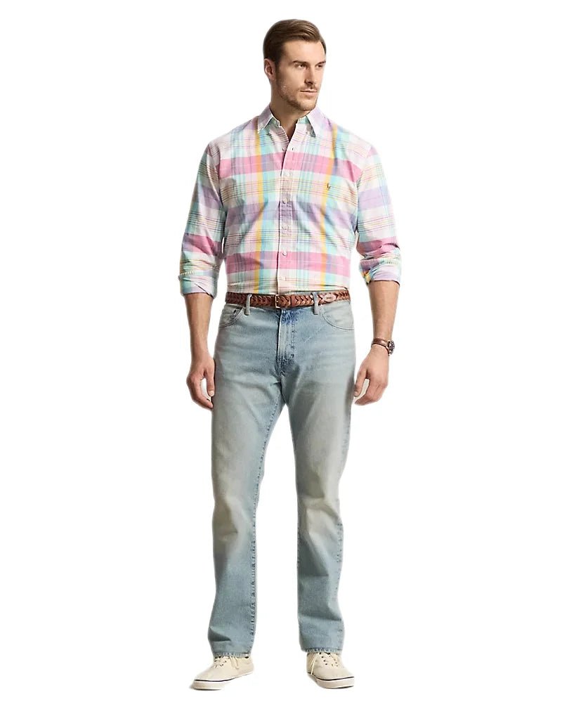 Polo Ralph Lauren - Chemise écossaise rose / vert - Lothaire