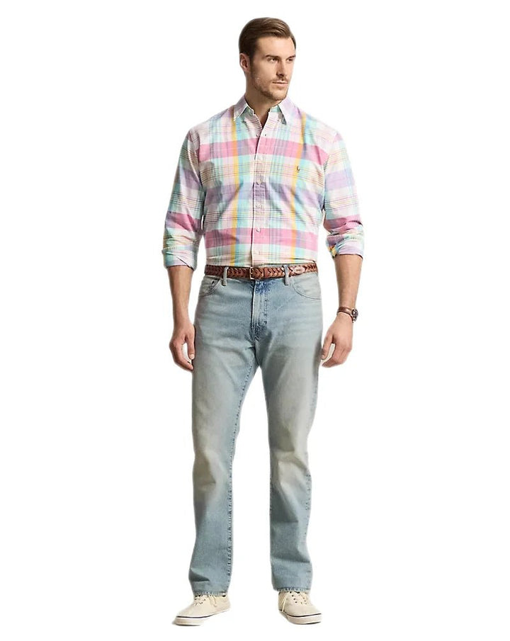 Polo Ralph Lauren - Chemise écossaise rose / vert - Lothaire