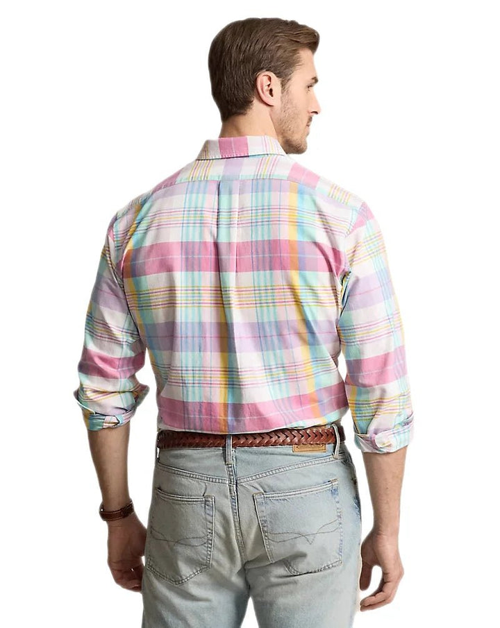 Polo Ralph Lauren - Chemise écossaise rose / vert - Lothaire