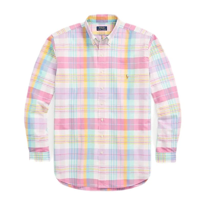 Polo Ralph Lauren - Chemise écossaise rose / vert - Lothaire