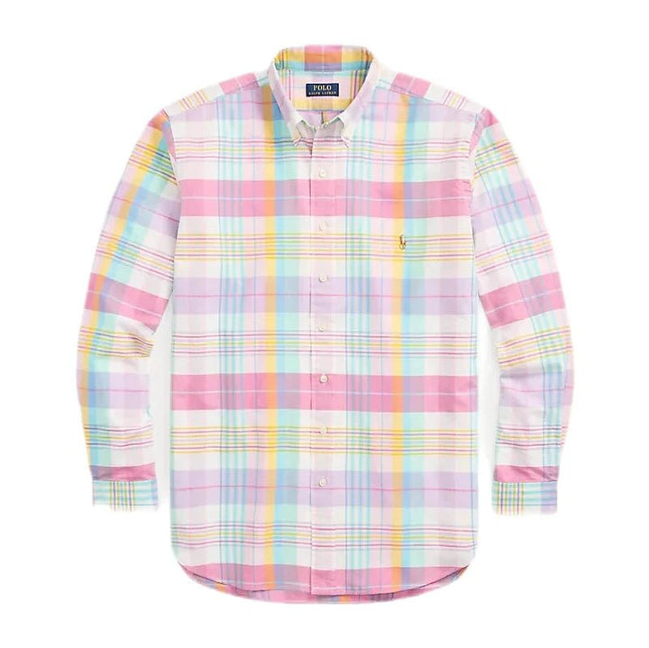 Polo Ralph Lauren - Chemise écossaise rose / vert - Lothaire