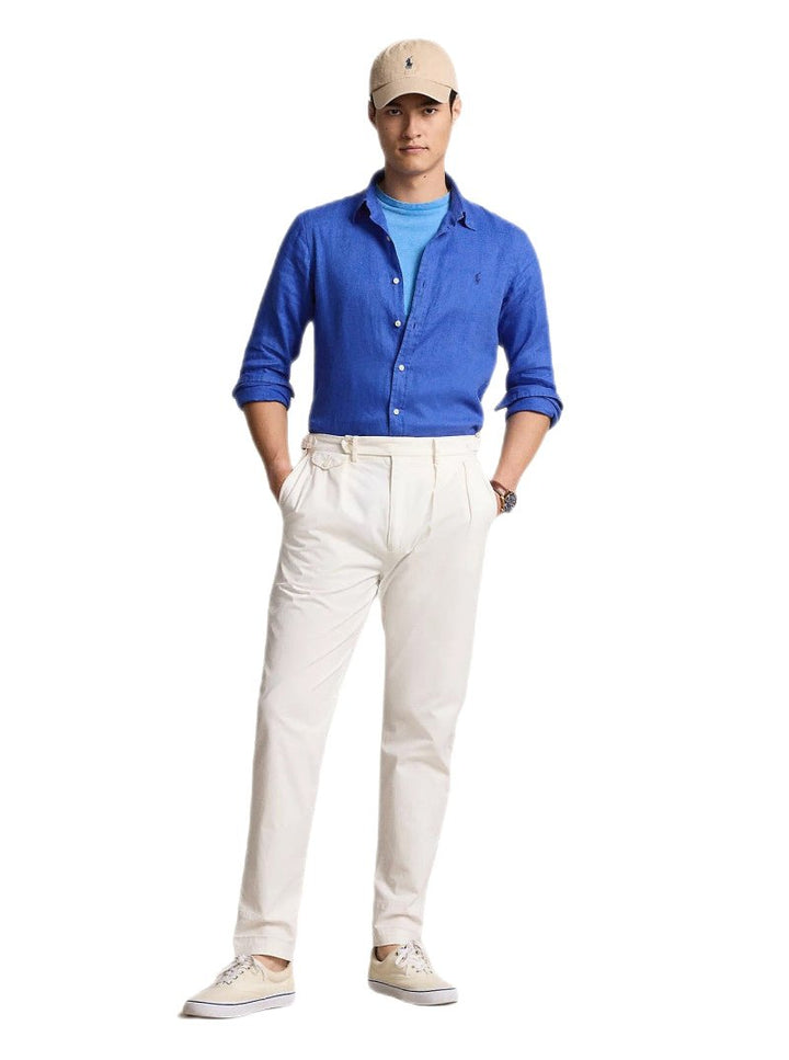 Polo Ralph Lauren - Chemise en lin bleu - Lothaire