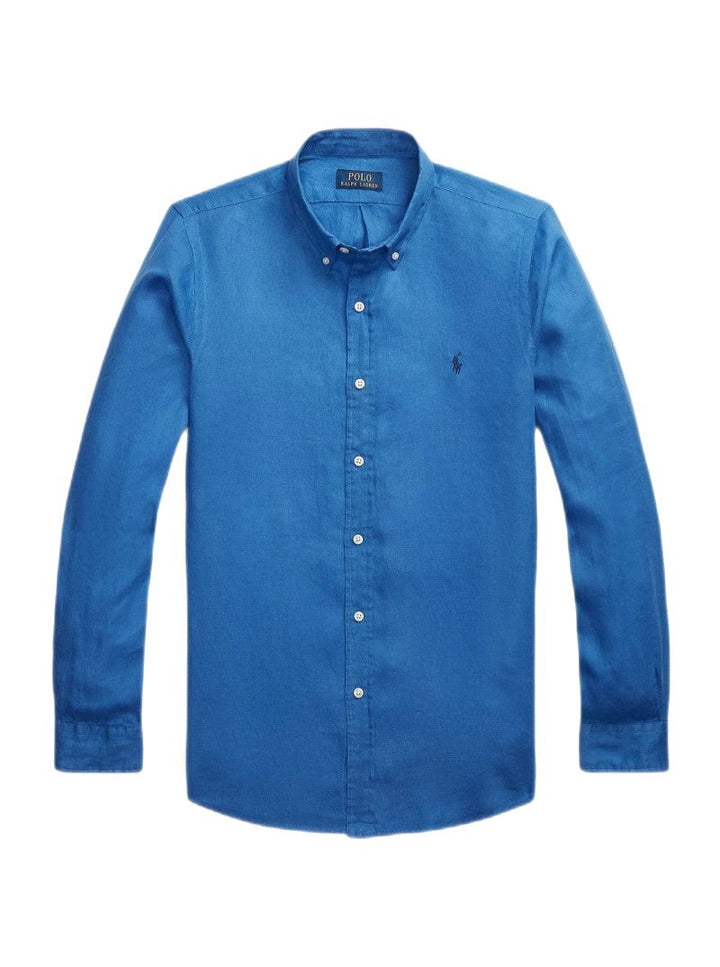 Polo Ralph Lauren - Chemise en lin bleu - Lothaire