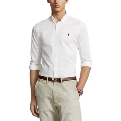 Polo Ralph Lauren - Chemise slim en coton blanc - Lothaire