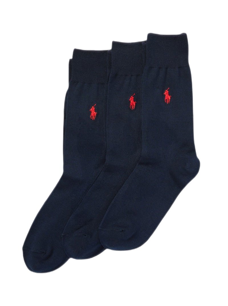 Polo Ralph Lauren - Lot de 3 paires de chaussettes marine - Lothaire
