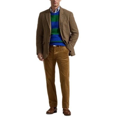 Polo Ralph Lauren - Pantalon velours côtelé brun noisette - Lothaire