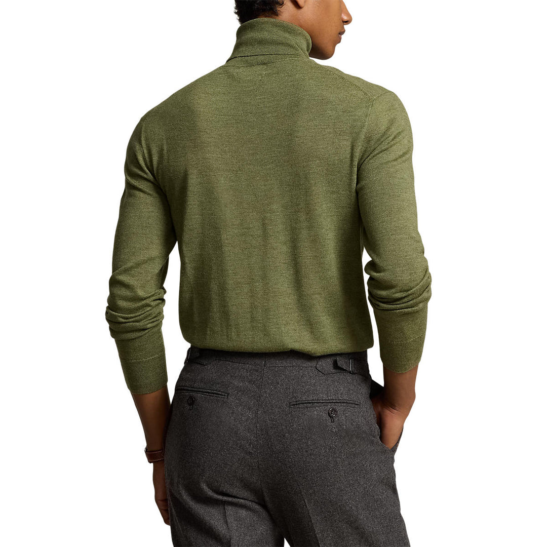 Polo Ralph Lauren - Pull col roulé laine olive - Lothaire