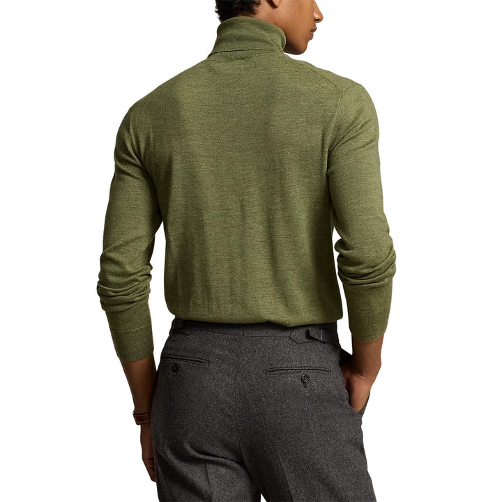 Polo Ralph Lauren - Pull col roulé laine olive - Lothaire