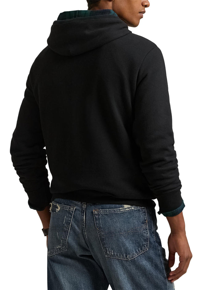 Polo Ralph Lauren - Sweat capuche logo brodé Noir - Lothaire