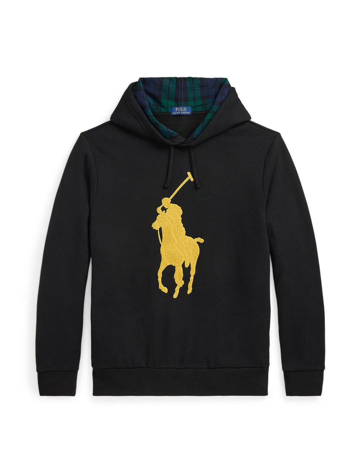 Polo Ralph Lauren - Sweat capuche logo brodé Noir - Lothaire