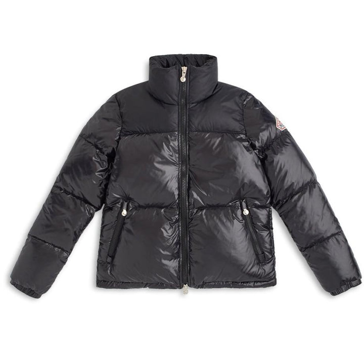 PYRENEX - Doudoune courte et brillante pour femme Pyrenex Goldin Noire - Lothaire