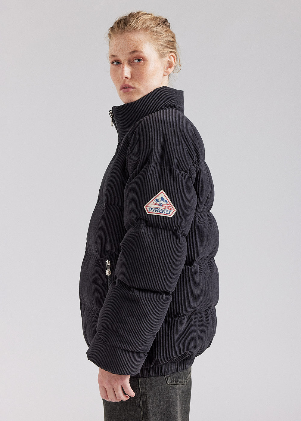 Pyrenex - Doudoune en velours côtelé noir - Lothaire